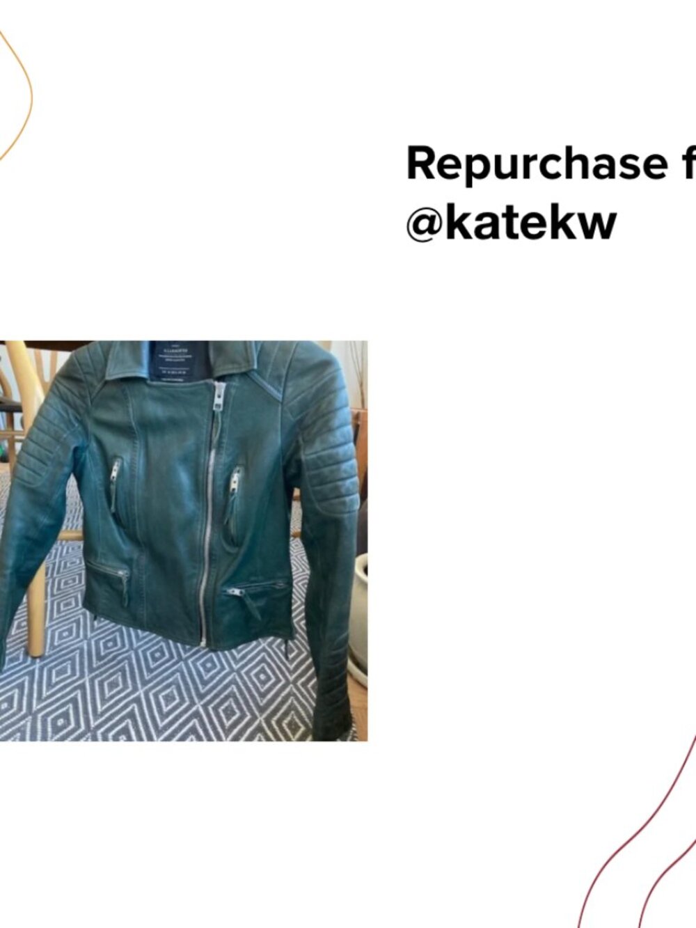 repurchase for @katekw